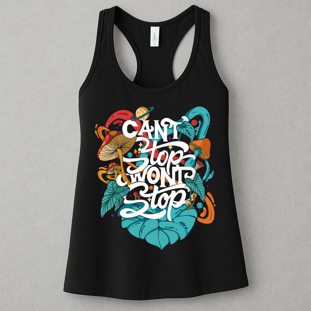 Can't Stop Won't Stop Womens Tank Top