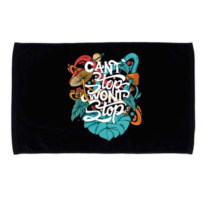 Can't Stop Won't Stop Microfiber Hand Towel