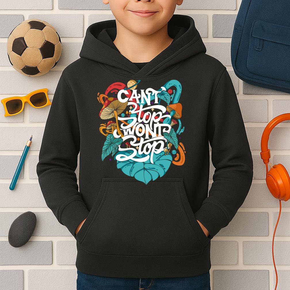 Can't Stop Won't Stop Kids Hoodie