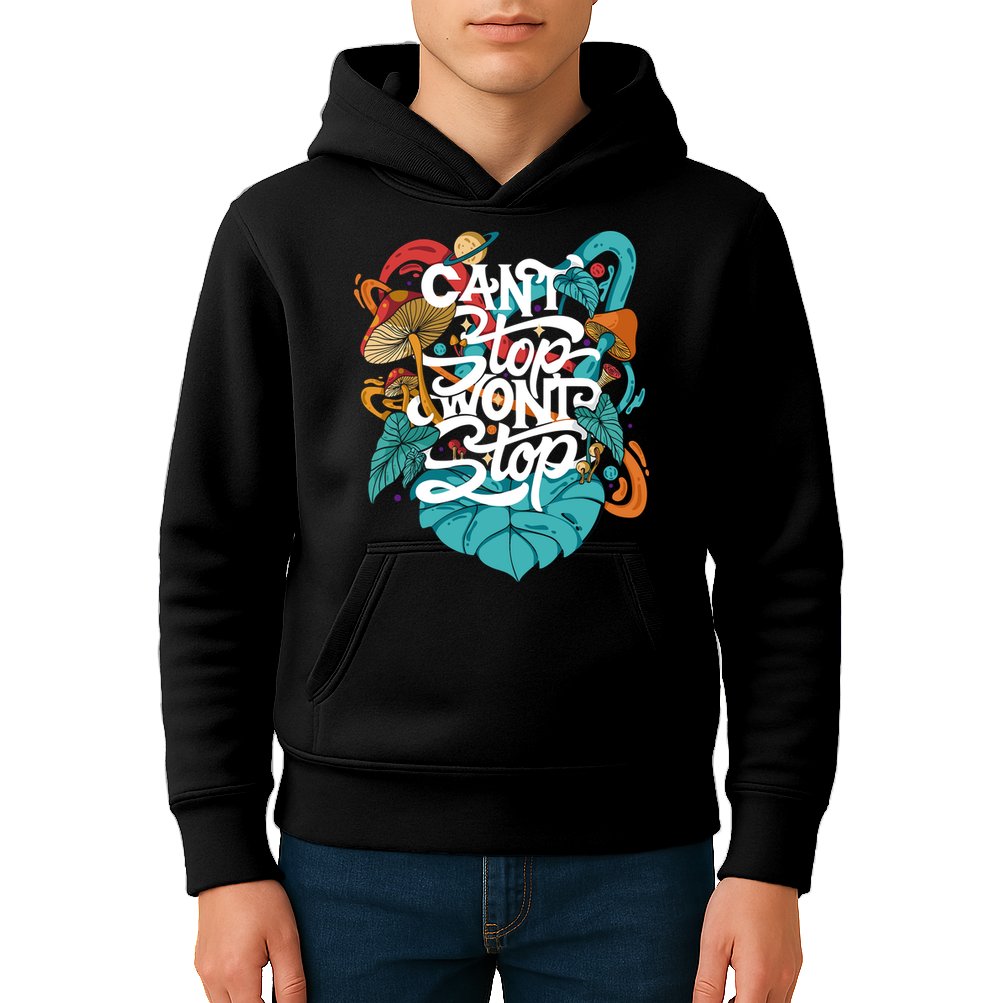 Can't Stop Won't Stop Kids Hoodie