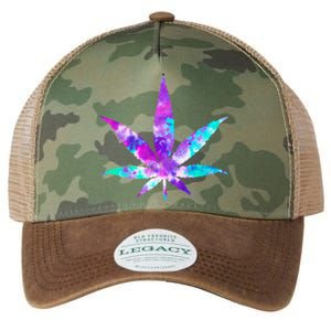 Cannabis Smoke Weed Tie Dye Hippie 420 Marijuana Stoner Legacy Tie Dye Trucker Hat