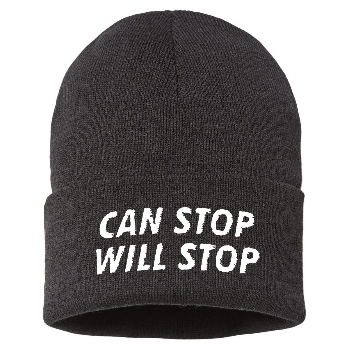 Can Stop, Will Stop Sustainable Knit Beanie