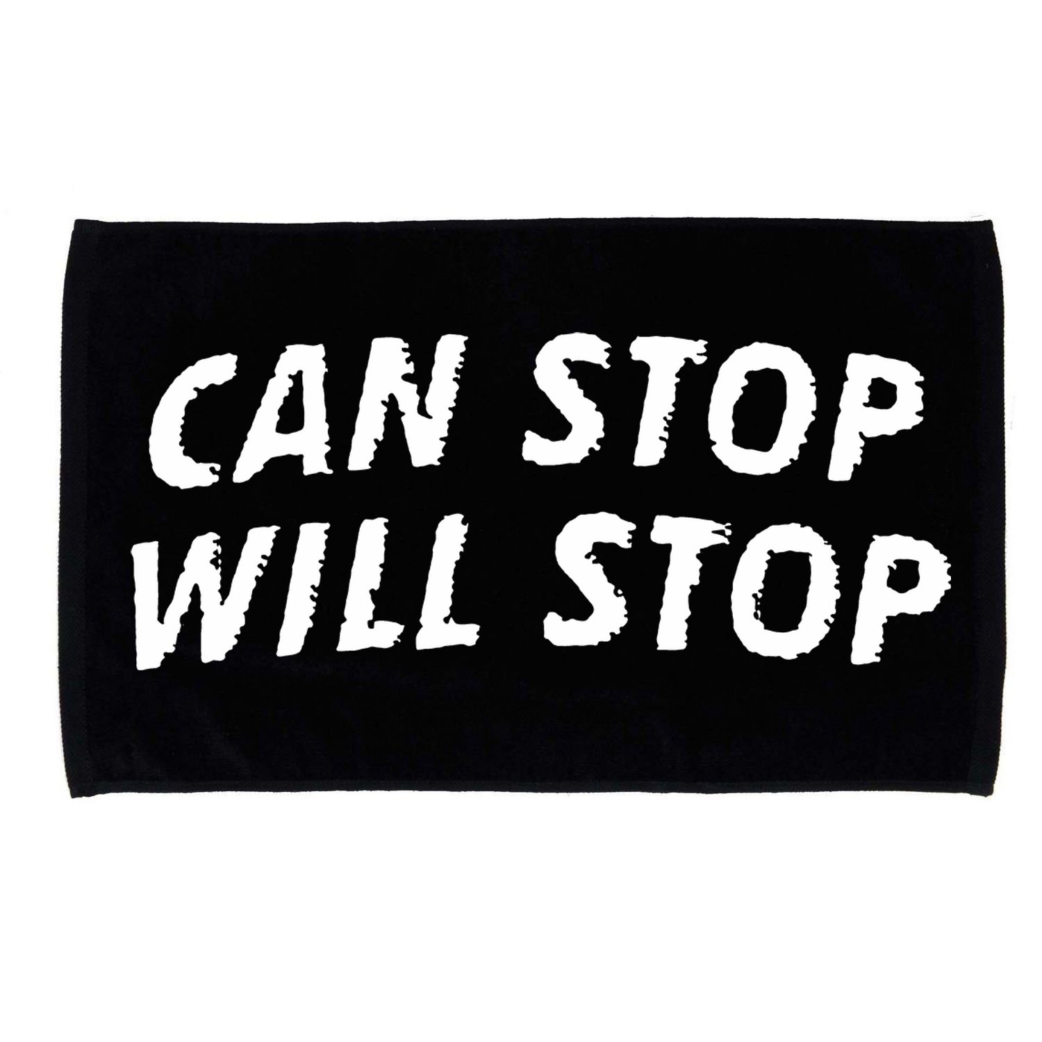 Can Stop, Will Stop Microfiber Hand Towel
