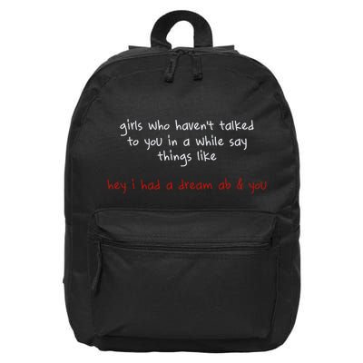 Cj Stroud Wearing Girl Who Havent Talked To You In A While Say Things Like Hey 16 in Basic Backpack