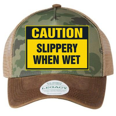 Caution Slippery When Wet Legacy Tie Dye Trucker Hat
