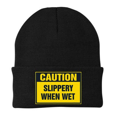 Caution Slippery When Wet Beanie