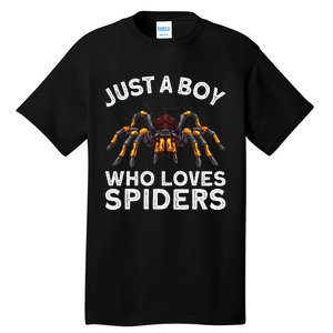 Cute Spider Web Tarantula Arachnid Tall T-Shirt