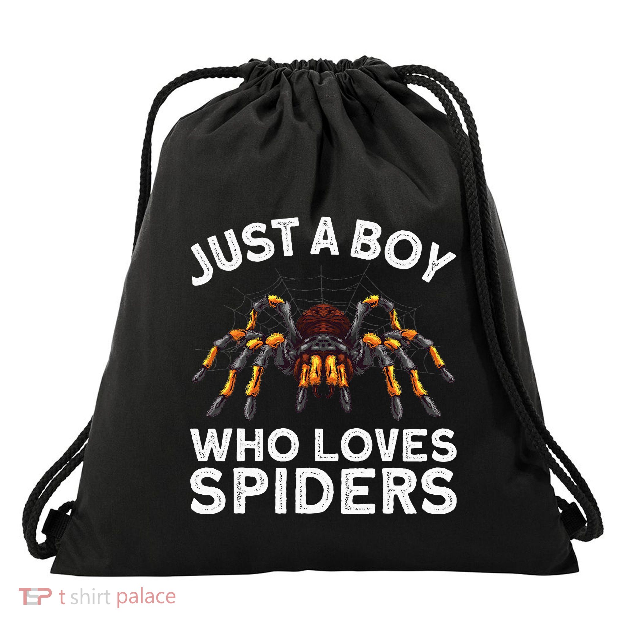 Cute Spider Web Tarantula Arachnid Drawstring Bag