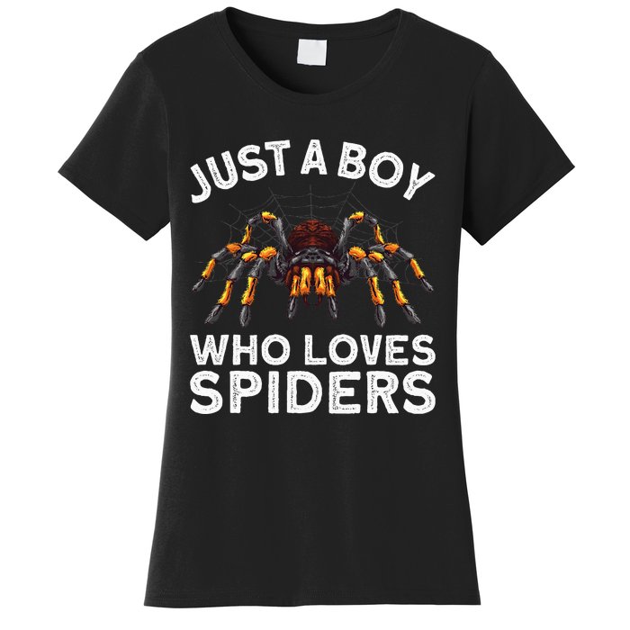 Cute Spider Web Tarantula Arachnid Women's T-Shirt