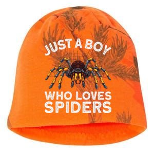 Cute Spider Web Tarantula Arachnid Kati - Camo Knit Beanie