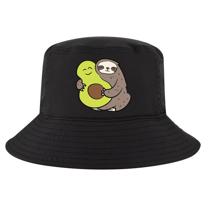 Cute Sloth With Avocado Vegan Cute Sloth Avocado Gift Cool Comfort Performance Bucket Hat