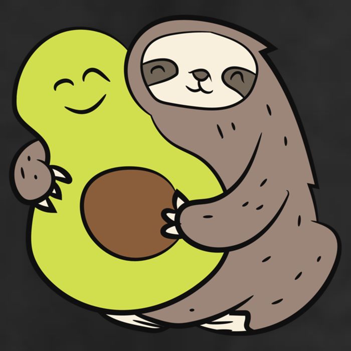 Cute Sloth With Avocado Vegan Cute Sloth Avocado Gift Adult Drive Performance Visor