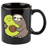 Cute Sloth With Avocado Vegan Cute Sloth Avocado Gift 11oz C Handle Ceramic Mug