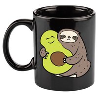 Cute Sloth With Avocado Vegan Cute Sloth Avocado Gift 11oz C Handle Ceramic Mug