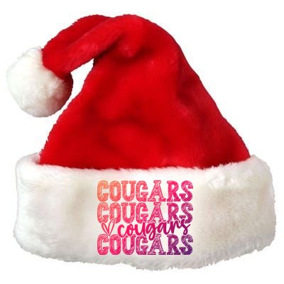 Cougars Spirit Wear Game Day School Mascot Sport Fan Team Gift Premium Christmas Santa Hat