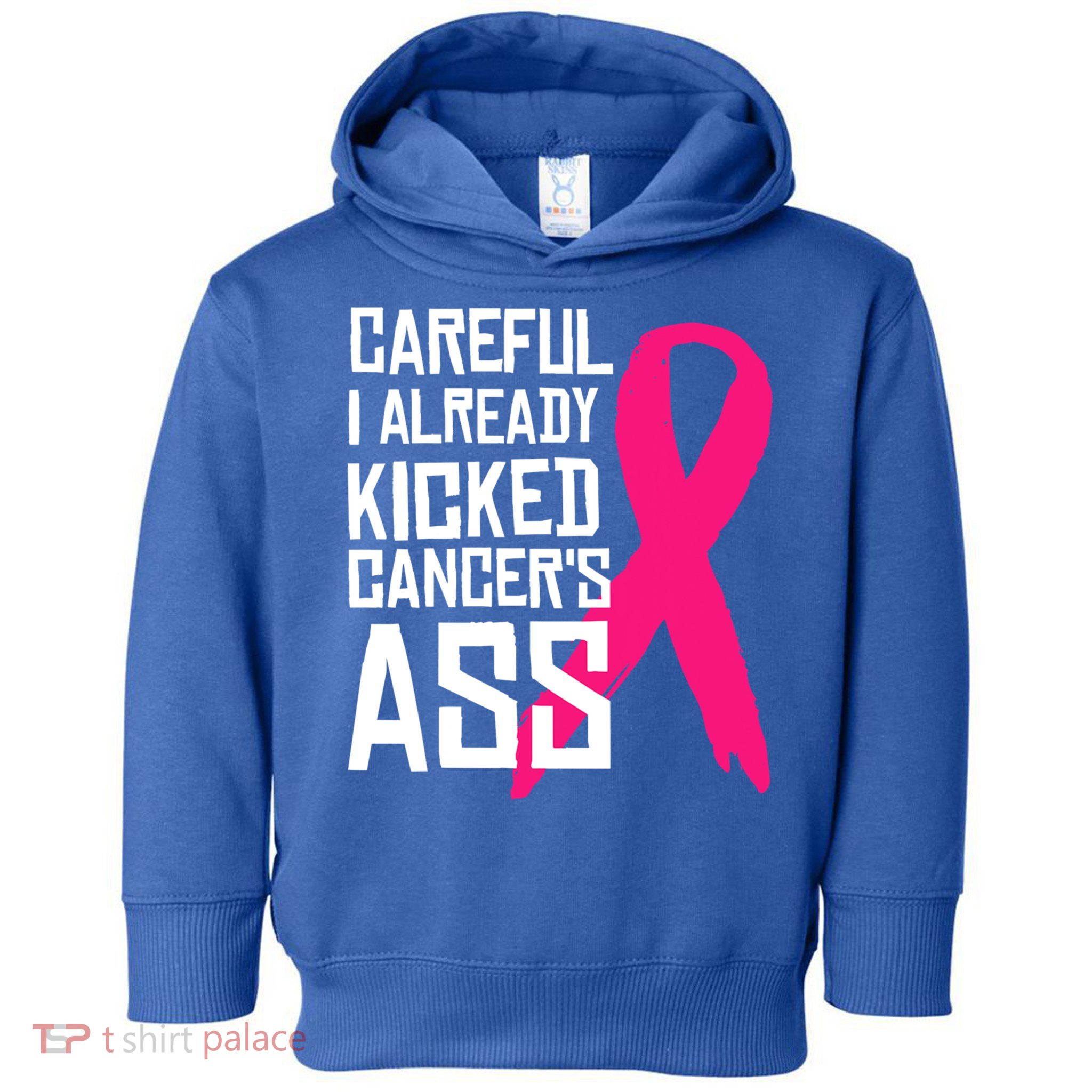 Careful Survivor Warrior Funny Breast Cancer Awareness Great Gift Toddler Hoodie