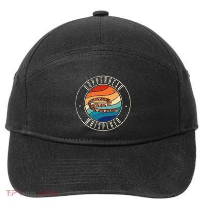 Copperhead Snake Whisperer 7-Panel Snapback Hat