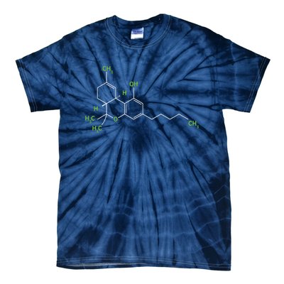 Cannabis Shirts Weed Pot Molecule THC Marijuana Stoner Gift Tie-Dye T-Shirt