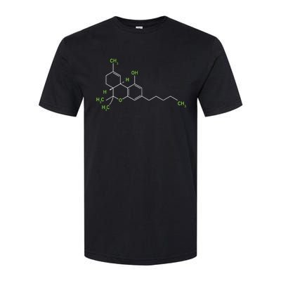 Cannabis Shirts Weed Pot Molecule THC Marijuana Stoner Gift Softstyle CVC T-Shirt