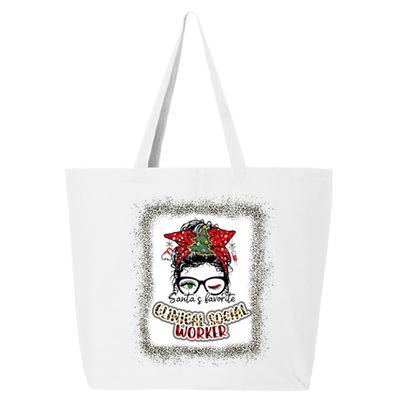 Clinical Social Worker Christmas Nurse Love Lpn Lna Icu Lpn Gift 25L Jumbo Tote