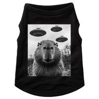 Capybara Selfie With Ufos Funny Graphic Doggie Tank