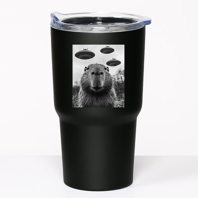 Capybara Selfie With Ufos Funny Graphic Tumbler