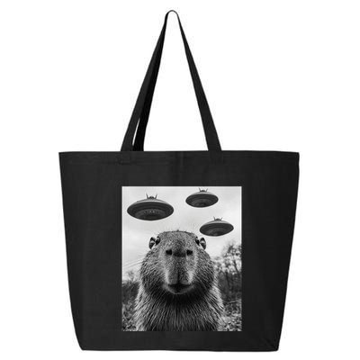 Capybara Selfie With Ufos Funny Graphic 25L Jumbo Tote