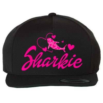 Cute Shark Womens Funny Shark Wool Snapback Cap