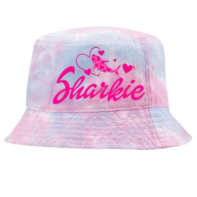 Cute Shark Womens Funny Shark Tie-Dyed Bucket Hat