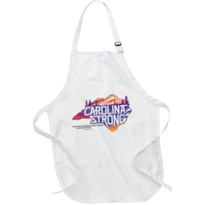 Carolina Strong When You Go Through Deep Waters I Will Be With You Isaiah 4323 Full-Length Apron With Pockets
