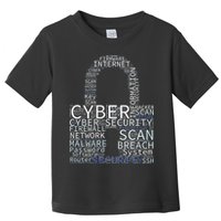 Cyber Security Wordcloud Padlock Toddler T-Shirt