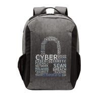 Cyber Security Wordcloud Padlock Vector Backpack