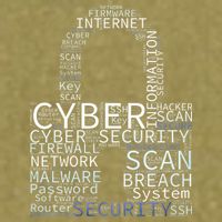Cyber Security Wordcloud Padlock Garment-Dyed Women's Muscle Tee