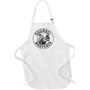 Cute Squirrel Whisperer Full-Length Apron With Pockets