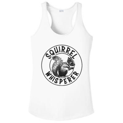 Cute Squirrel Whisperer Ladies PosiCharge Competitor Racerback Tank