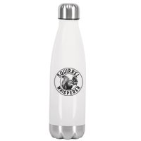 Cute Squirrel Whisperer Stainless Steel Insulated Water Bottle