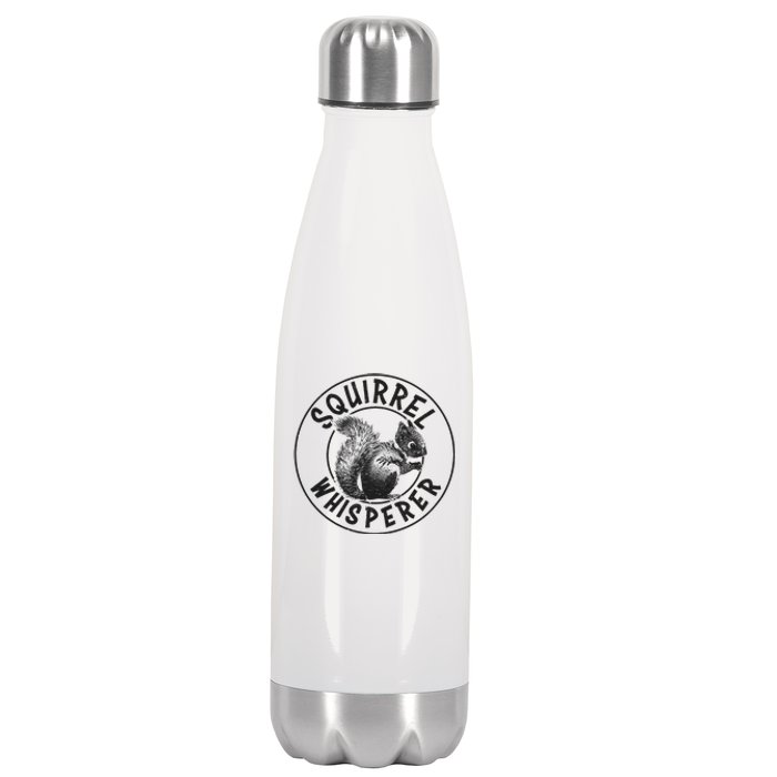 Cute Squirrel Whisperer Stainless Steel Insulated Water Bottle