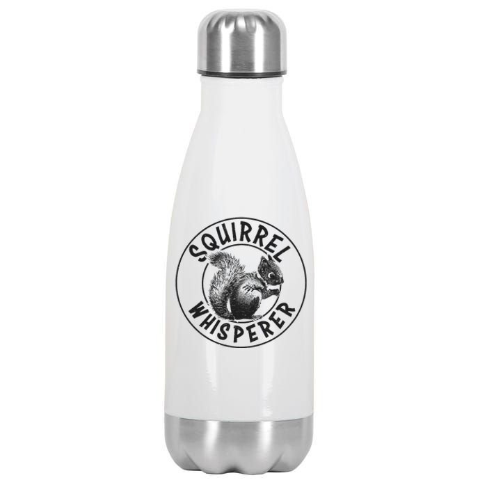 Cute Squirrel Whisperer Stainless Steel Insulated Water Bottle