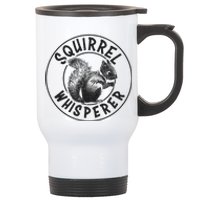 Cute Squirrel Whisperer Stainless Steel Travel Mug