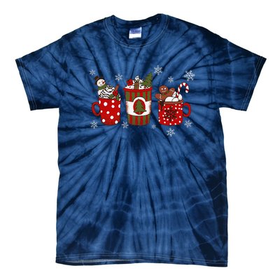 Cozy Snowy Winter Coffee Christmas Gifts For Coffee Lovers Tie-Dye T-Shirt