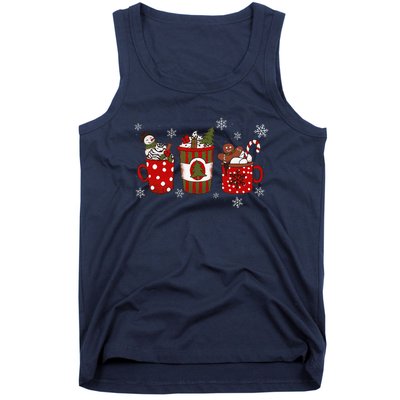 Cozy Snowy Winter Coffee Christmas Gifts For Coffee Lovers Tank Top