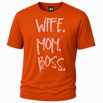 Cute Sexy Wife Mom Boss 'S Gift Cooling Performance Crew T-Shirt