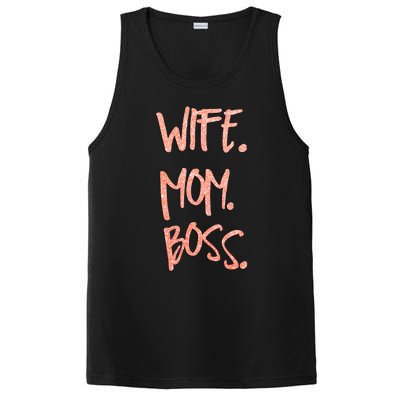 Cute Sexy Wife Mom Boss 'S Gift PosiCharge Competitor Tank