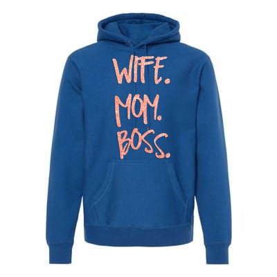 Cute Sexy Wife Mom Boss 'S Gift Premium Hoodie