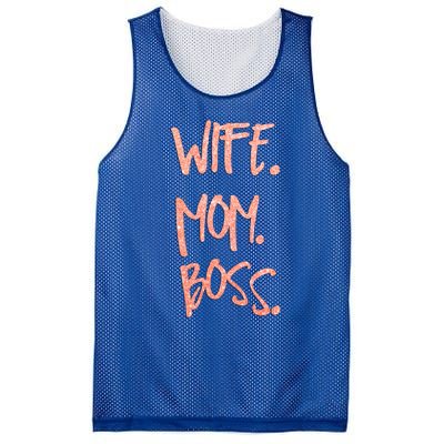 Cute Sexy Wife Mom Boss 'S Gift Mesh Reversible Basketball Jersey Tank