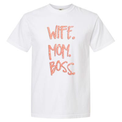 Cute Sexy Wife Mom Boss 'S Gift Garment-Dyed Heavyweight T-Shirt