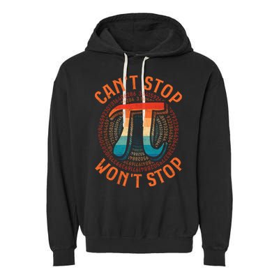 CAN'T STOP WON'T STOP PI DAY 3 Garment-Dyed Fleece Hoodie