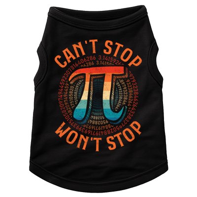 CAN'T STOP WON'T STOP PI DAY 3 Doggie Tank