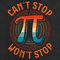 CAN'T STOP WON'T STOP PI DAY 3 Adult Drive Performance Visor