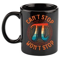 CAN'T STOP WON'T STOP PI DAY 3 11oz C Handle Ceramic Mug